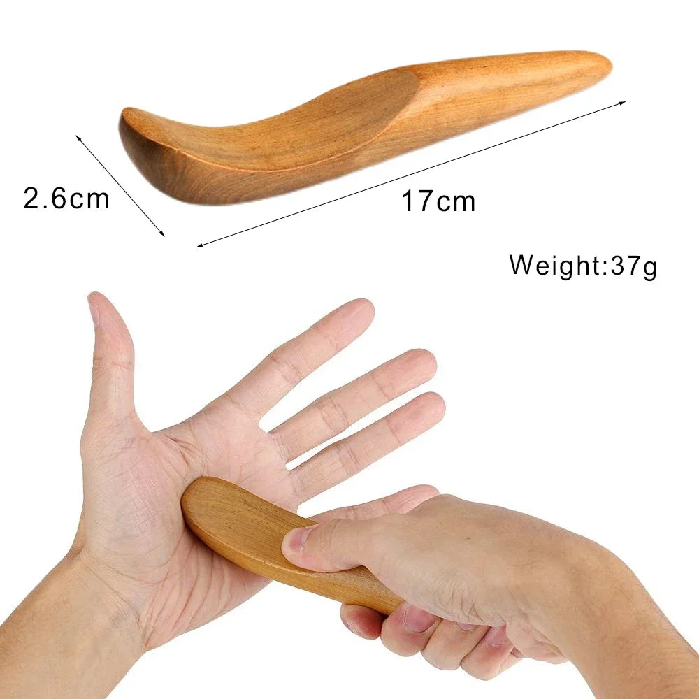 Wood Therapy Gua Sha Massage Tools for Lymphatic Drainage
