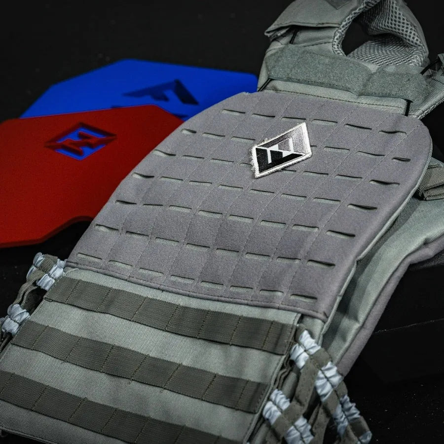 LISM Adjustable Weighted Vest With Plates For Strength Training