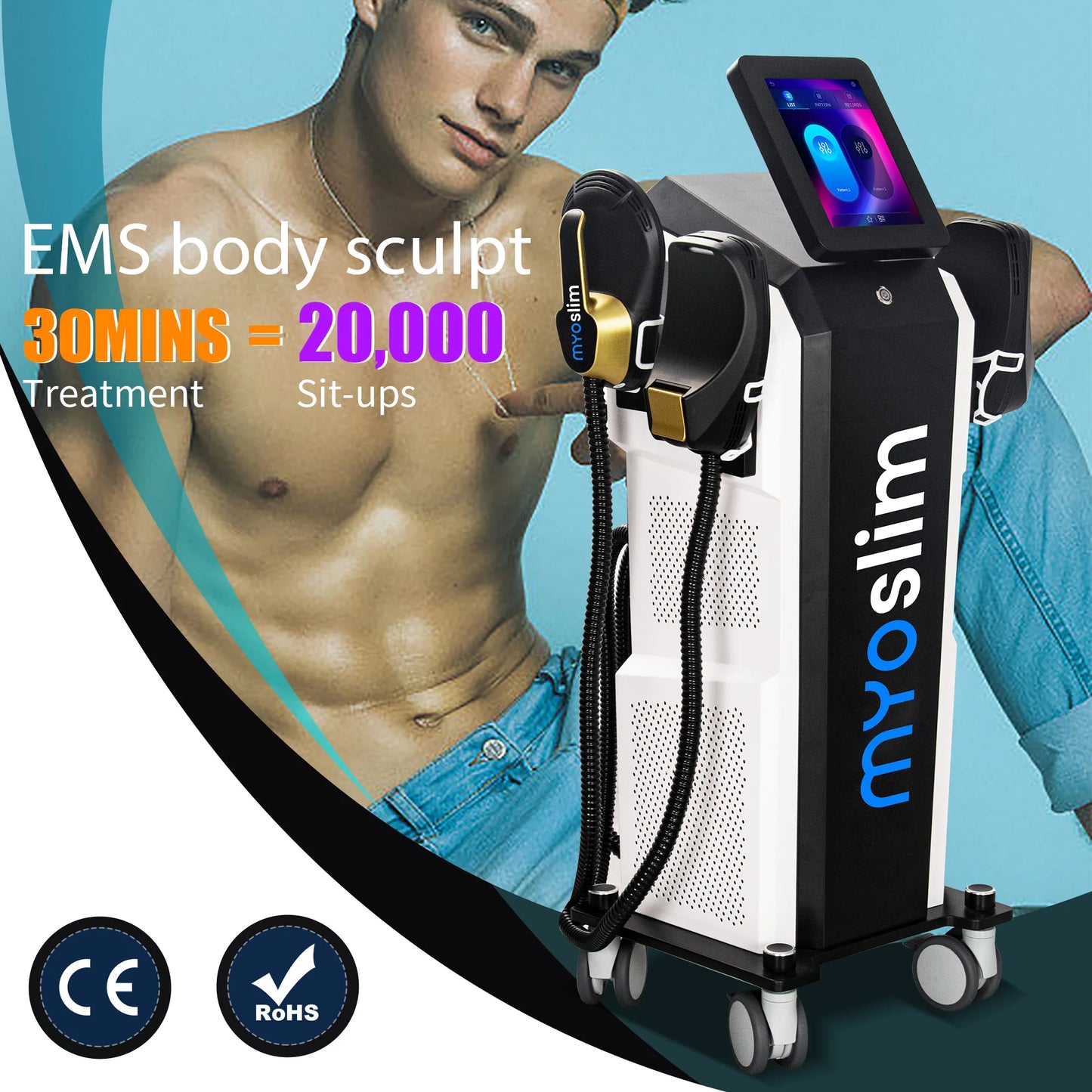 Myoslim Neo EMS Machine For Muscle Toning And Fat Loss