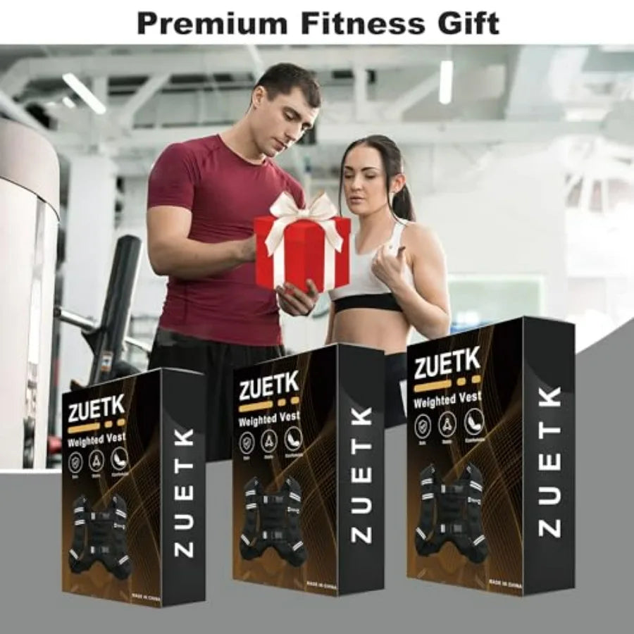 LISM Weighted Vest 6to30 Lb Reflective Stripe For Training