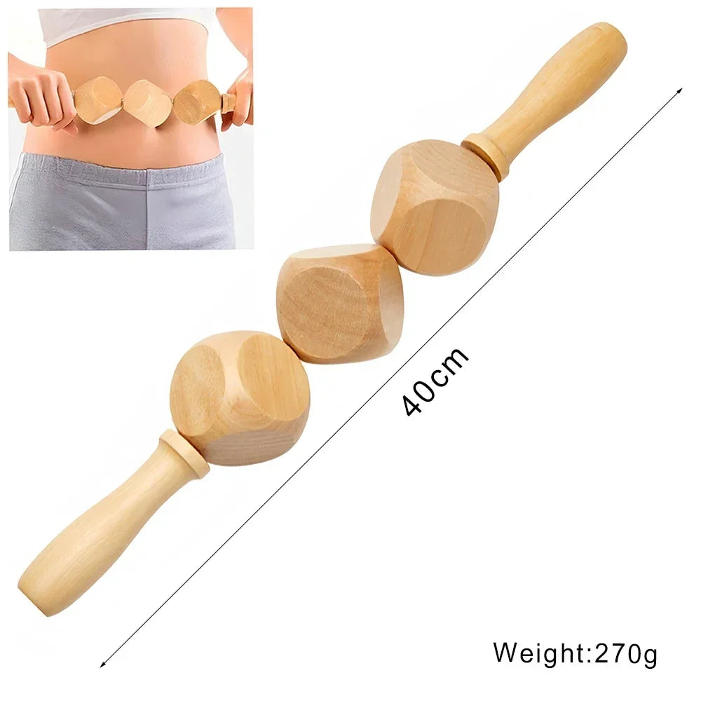 Wood Therapy Gua Sha Massage Tools for Lymphatic Drainage