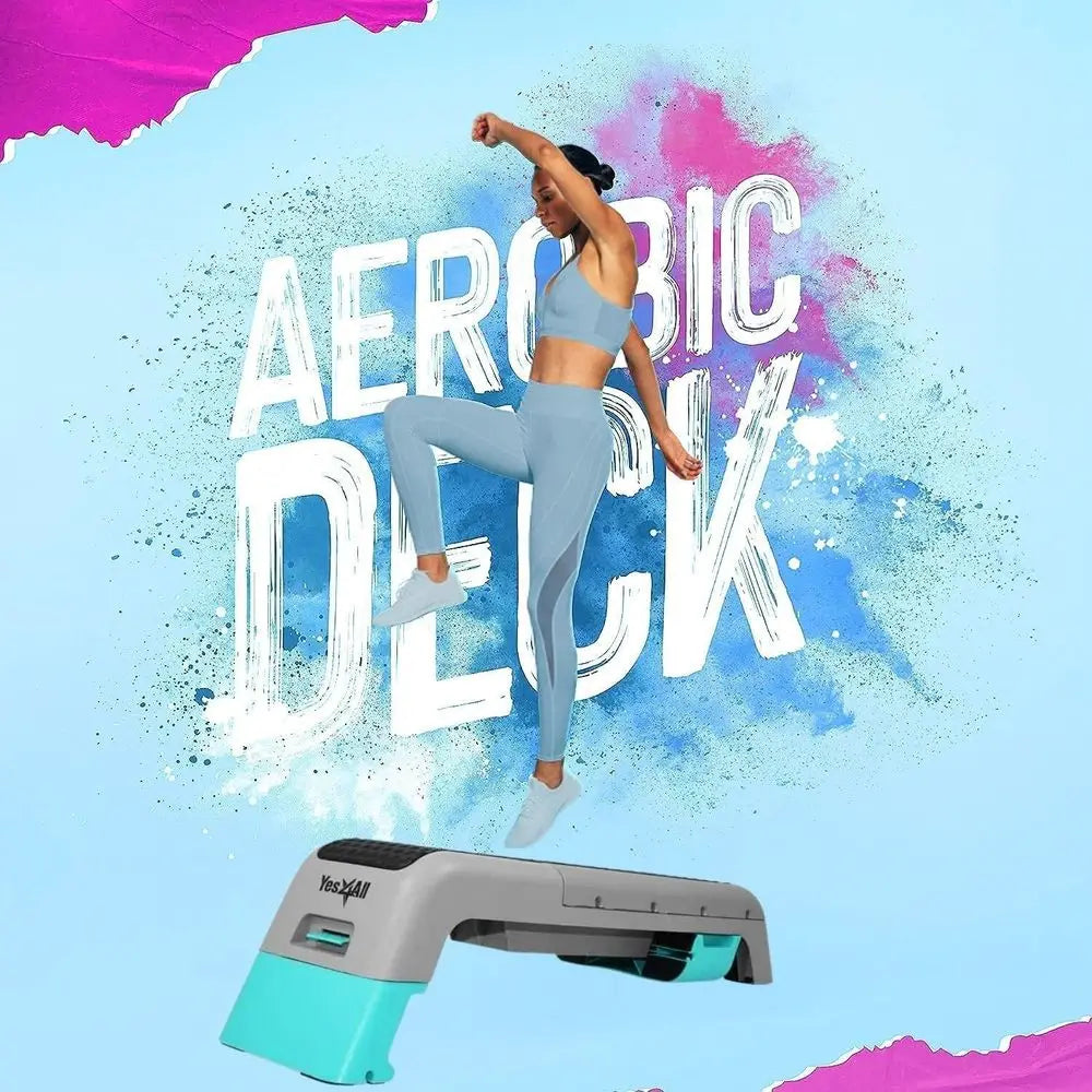 Multifunctional Aerobic Deck Fitness Station With Plyometrics Box