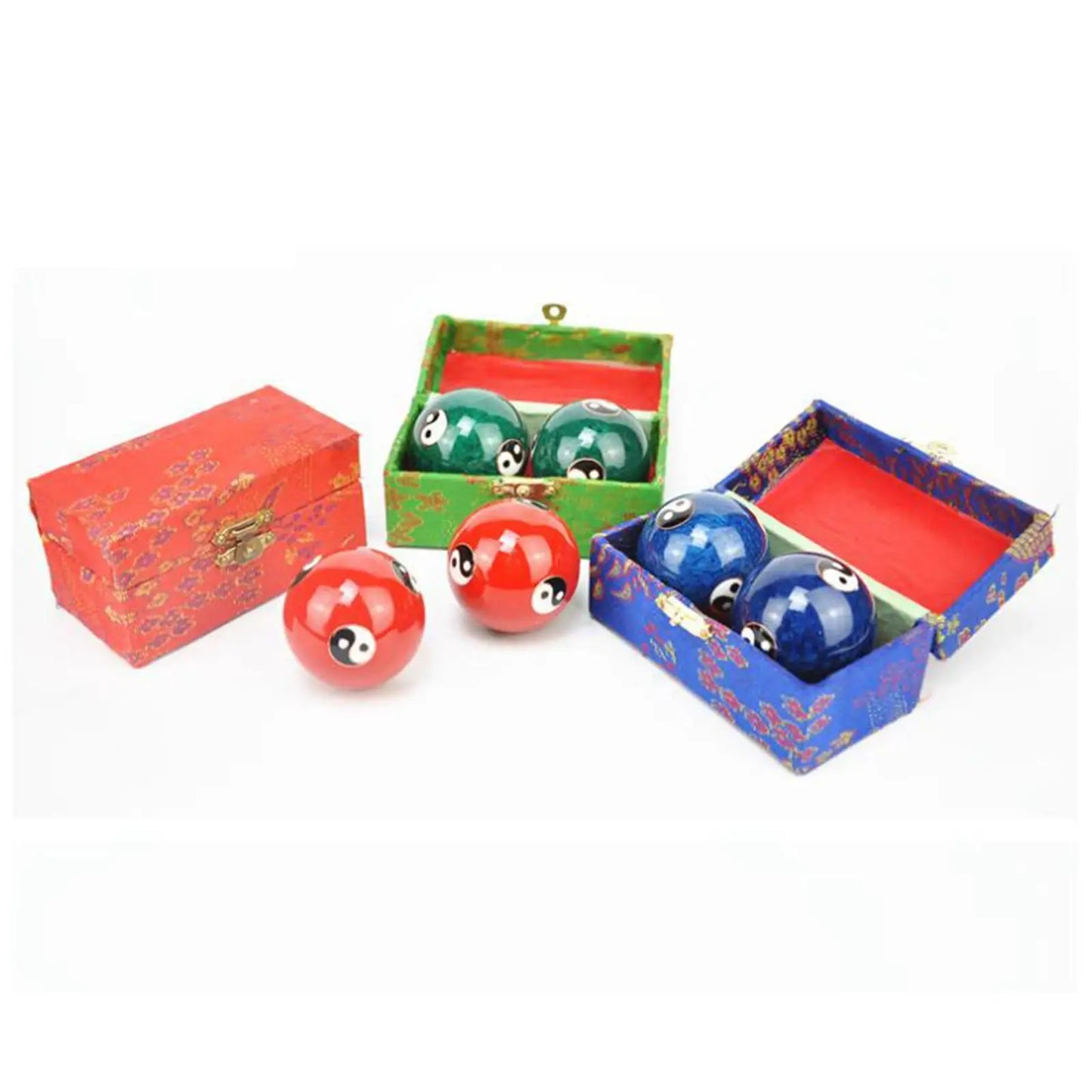 Baoding Balls Stress Relief Set With Box Chinese Health Balls
