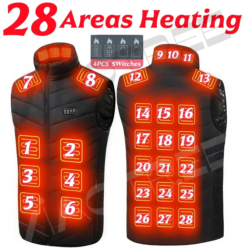 XIAOTREECN Heated Vest Thermal Jacket For Men And Women Camping