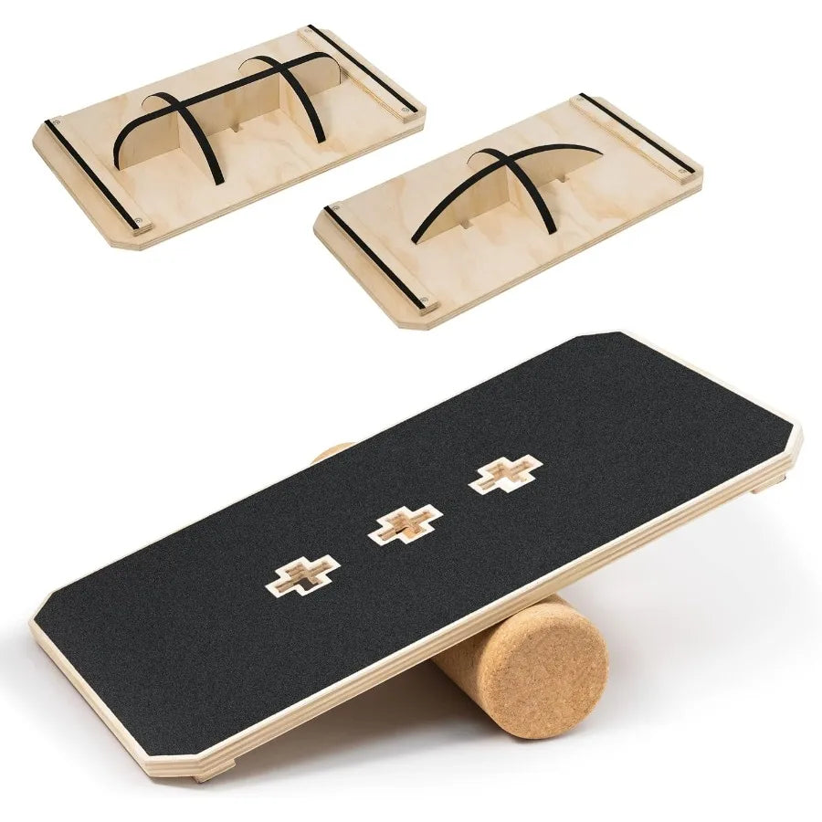 SHXI Anti Slip Wooden Balance Board For Balance Training